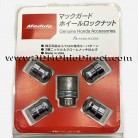 JDM Modulo Honda Access 4pc Locking Lug Nut Set 